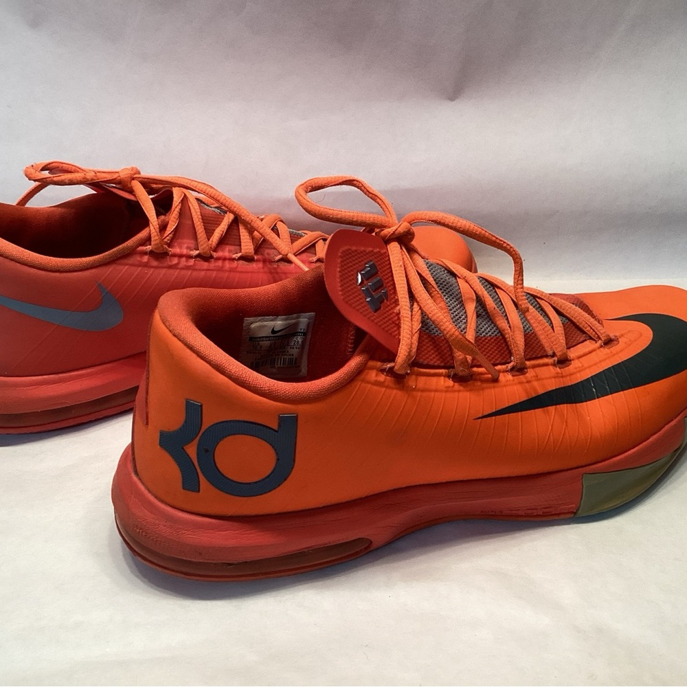 Nike KD 6 NYC 66 Total Orange Size 10.5 Basketball 599424-800 Kevin Durant 2013 - Picture 3 of 6